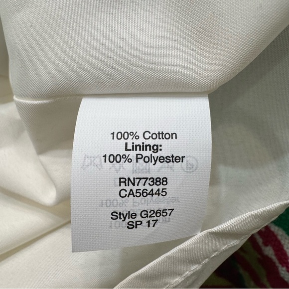 J.Crew Factory Floral Green Sleeveless Dress Pockets Office Work Cotton 20 - Picture 5 of 5